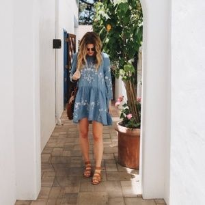 ChicWish Embroidered Dress